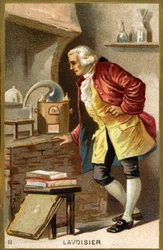 Portrett av Antoine Laurent de Lavoisier (1743 - 1794), fransk kjemiker.