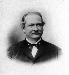 Portrett av Antonio Pacinotti italiensk fysiker (1841-1912).