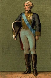 Portrett av Armand du PLESSIS, hertug av RICHELIEU (1766-1822)