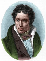 Portrett av Arthur Schopenhauer, tysk filosof (1788-1860).