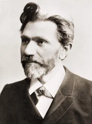 Portrett av August Bebel (1840-1913), tysk politiker