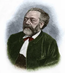 Portrett av Berthold Auerbach (1812-1882), tysk forfatter.