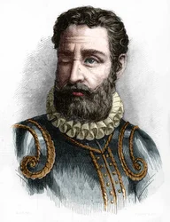 Portrait of Camoens Luis Vaz de Camoens, Portuguese poet (1525-1580).