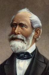 Portrett av Carl Zeiss, tysk vitenskapsmann