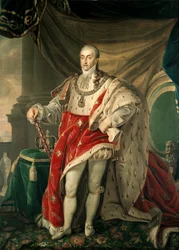 Portrett av Carlo Felice av Savoy (olje på lerret)