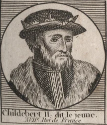 Portrett av Childebert II