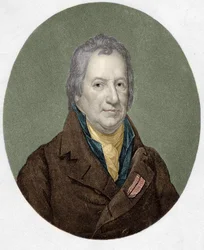 Portrett av Claude Louis, grev Berthollet (1748 - 1822), fransk kjemiker.