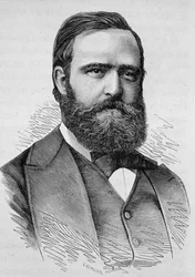 Portrett av Clément Duvernois. Gravering av slutten av 1800-tallet i "Histoire de France"" av H. Martin.