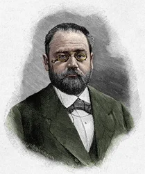 Portrait of Emile Zola (1840-1902)