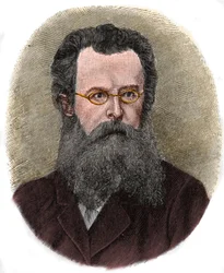 Portrett av Felix Dahn (1834-1912), tysk forfatter, professor og historiker.