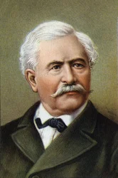 Portrett av Ferdinand de Lesseps (1805-1894), fransk diplomat og gründer.