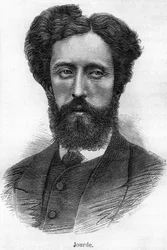 Portrett av Francois Jourde. Fransk revolusjonær 1843-1893.