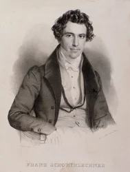 Portrett av Franz Schoberlechner (gravering