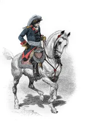Portrett av Fredrik II av Preussen (1712-1786) kjent som Fredrik den store. Gravering av 1800-tallet. .