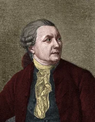 Portrett av Friedrich Gottlieb KLOPSTOCK (1724-1803) tysk poet.