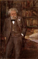 Portrett av Giosue Carducci (1835–1907), italiensk poet og kritiker Anonymt maleri. Tidlig på 1900-tallet. Bologna, Casa Carducci — Giosue Carducci. Portrett av Giosue Carducci 1835–1907, italiensk postmann og kritiker. Anonymt maleri, tidlig på 1900-talle