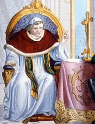 Portrett av Gregor XVI (1745 - 1846).