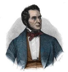 Portrett av Heinrich Wilhelm August Freiherr von Gagern (1799-1880), statsmann som argumenterte for foreningen av Tyskland - Portrett av Heinrich Wilhelm August von Gagern (1799-1880)
