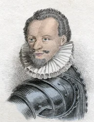 Portrett av Henry I av Lorraine, tredje hertug av Guise, kjent som Scalafre (1550 - 1588)