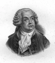 Portrait of Honore Gabriel (Honore-Gabriel) Riqueti, Count of Mirabeau (1749-1791), engraving of the 19th century