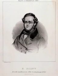 Portrett av Jacques Fromental Halevy (gravering)