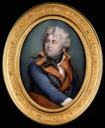 Portrett av Jean Baptiste Kléber (1753 - 1800). 1800-talls maleri.