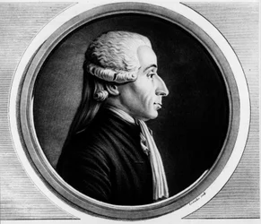 Portrett av Jean Sylvain Bailly (1736 - 1793), stedfortreder i statene Generaux. Gravering i "" Komplett samling av historiske malerier fra den franske revolusjonen, i tre bind.""" 1804.