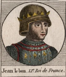 Portrait of John II the Good (1319-1364), King of France - Portrait of John II, 