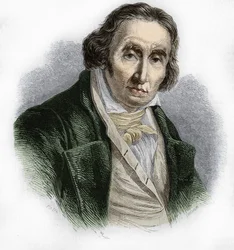 Portrait of Joseph Marie Jacquard (1752-1834), French mechanic inventor of the loom.