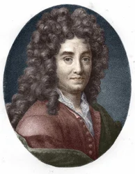 Portrett av La Bruyere. 1800-talls gravering.