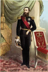 Portrett av Leopold II, kongen av belgierne
