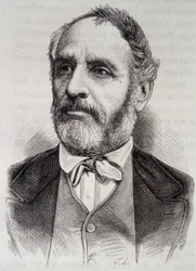 Portrett av Louis Charles Delescluze, fransk journalist og politiker (1809-1871)