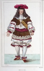 Portrett av Ludvig XIV (1638 - 1715), konge av Frankrike.