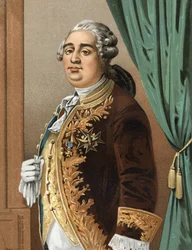 Portrait of Louis XVI (1754 - 1793) King of France after “hombres y Mujeres celebres””. Barcelona 1877.