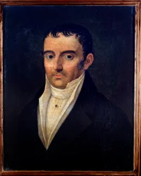 Portrett av Ludovico (Lodovico) Antonio Brizzi (1766-1837) italiensk musiker Anonym maleri. 1800-tallet. Bologna, borgerlig bibliografisk museum