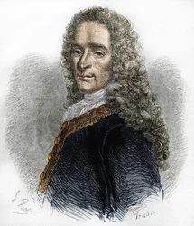 Portrait of Marie-François Arouet de Voltaire (1695-1778), French writer.