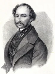 Portrait of Maximilian II king of Bavaria - Portrait of Maximilian II Joseph de Baviere (1811 - 1864)