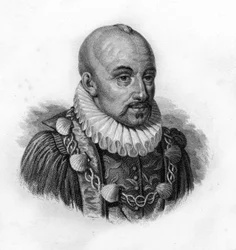 Portrett av Michel de Montaigne, gravering fra 1800-tallet