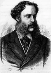 Portrett av prins Richard av Metternich-Winnebourg (Metternich Winnebourg) (1829 - 1895), østerriksk ambassadør i Paris fra 1859. Gravering av slutten av 1800-tallet i «Histoire de France»» av H. Martin.