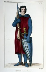 Portrett av Renaud, tordengreve (990 - 1038 ca.).