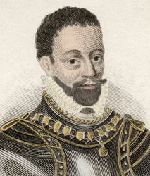 Portrett av Robert Blake (1599-1657), engelsk admiral.