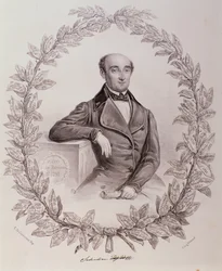 Portrett av Salvatore Taglioni (gravering