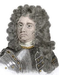 Portrett av Sir George Rooke (1650-1709), engelsk sjøoffiser.