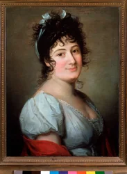 Portrett av Teresa Bertinotti Radicati (1776-1854) italiensk sanger Anonym maleri. 1800-tallet. Bologna, borgerlig bibliografisk museum