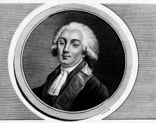 Portrett av Trophy-Gerard, jarl av Lally, baron av Tollendal, deretter markis av Lally-Tollendal, bedre kjent som Gerard de Lally Tollendal (1751-1830), deputert i Genreralstatene av 1789. Gravering i "" Komplett samling av historiske malerier av