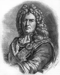Portrett av Vauban (1633 - 1707). (Sébastien Le Prestre de Vauban) Marskalk av Frankrike og militæringeniør