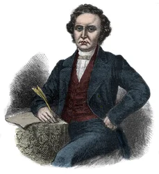 Portrett av William Symington (1764-1831) skotsk pioner innen dampnavigasjon