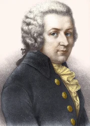 Portrait of Wolfgang Amadeus Mozart (1756-1791).