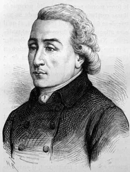 Portrett av abbeden av Pradt (1759 - 1837). Gravering av slutten av 1800-tallet i "Histoire de France"" av H. Martin.