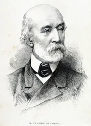 Portrett av greven de Fallux (1811 - 1886), fransk politiker.